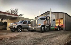 Informational graphic about selecting and purchasing used diesel trucks with key buying criteria
