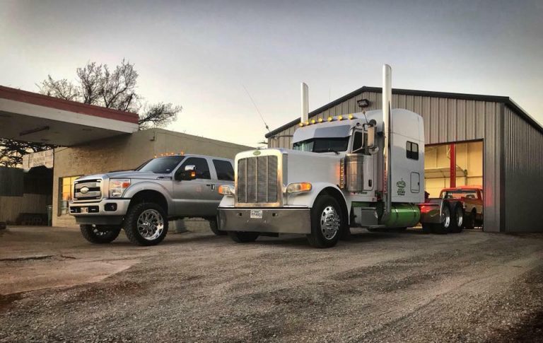 Informational graphic about selecting and purchasing used diesel trucks with key buying criteria
