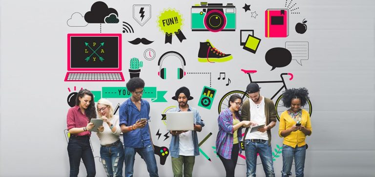 Graphical representation of key education technology trends in healthcare training